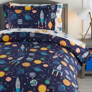 Pottery Barn Kids Solar System Twin Duvet and Sham